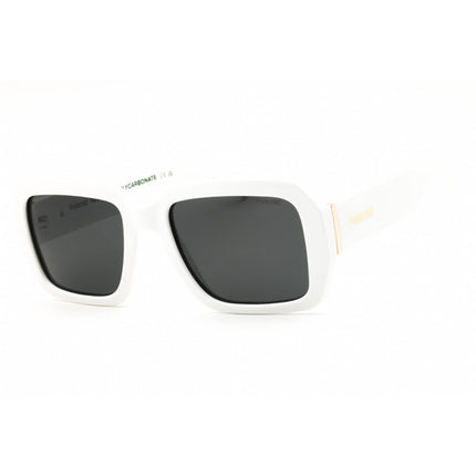Polaroid Core Unisex Sunglasses - White Plastic Full Rim Frame | PLD 6223/S/X 0VK6 M9 ,