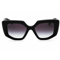 Prada Unisex Sunglasses - Black Acetate Cat Eye Shape Full Rim Frame | 0PR 14ZS 1AB09S ,
