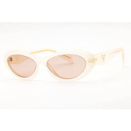 Prada Unisex Sunglasses - Opal Milk Acetate Cat Eye Full Rim Frame | 0PR 26ZS 12V4I2 ,