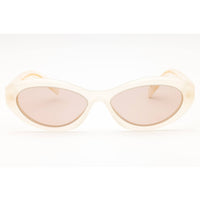 Prada Unisex Sunglasses - Opal Milk Acetate Cat Eye Full Rim Frame | 0PR 26ZS 12V4I2 ,