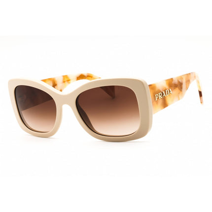 Prada Unisex Sunglasses - Desert Acetate Rectangular Full Rim Frame | 0PR A08S 11O6S1 ,