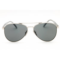 Prada Unisex Sunglasses - Silver Metal Aviator Shape Full Rim Frame | 0PR A58S 1BC175 ,