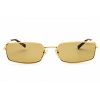 Prada Unisex Sunglasses - Gold Metal Rectangular Full Rim Frame | 0PR A60S 5AK70G ,