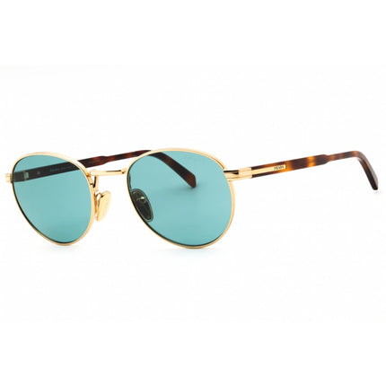 Prada Unisex Sunglasses - Gold Metal Round Shape Full Rim Frame | 0PR B51S 5AK40K ,