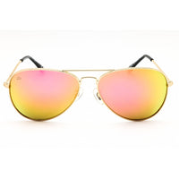 Prive Revaux Unisex Sunglasses - Gold Metal Full Rim Frame | COMMANDO 2.0/S 0J5G VQ ,