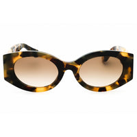 Roberto Cavalli Unisex Sunglasses - Oval Shape Tortoise Full Rim Frame | SRC064 0AGG ,
