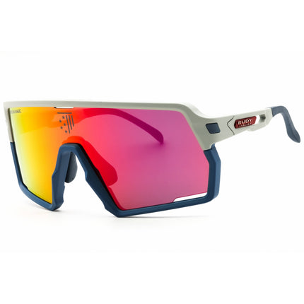 Rudy Project Unisex Sunglasses - Shield Light Grey Full Rim Frame | SP853897 C000 ,