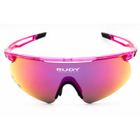 Rudy Project Unisex Sunglasses - Shield Crystal Pink Half Rim Frame | SP895244 RN00 ,