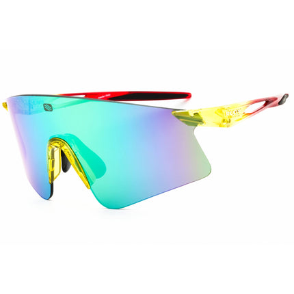Rudy Project Unisex Sunglasses - Shield Crystal Apple Rimless Frame | SP944130 0001 ,