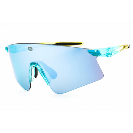Rudy Project Unisex Sunglasses - Shield Crystal Acquamarine Rimless | SP946881 0000 ,