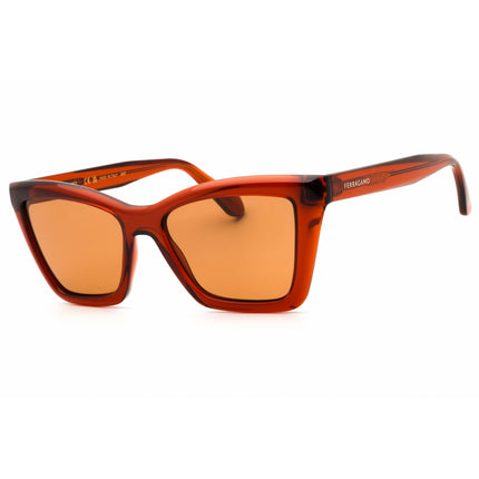 Salvatore Ferragamo Unisex Sunglasses - Cat Eye Shape Full Rim Frame | SF2039SE 224 ,