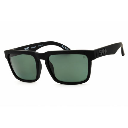 SPY Unisex Sunglasses - Rectangular Shape Matte Black Full Rim Frame | SPYHLM-BLK ,
