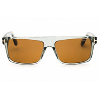 Tom Ford Unisex Sunglasses - Rectangular Shape Grey Full Rim Frame | FT0999 20E ,