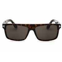 Tom Ford Unisex Sunglasses - Rectangular Shape Havana Full Rim Frame | FT0999 52A ,