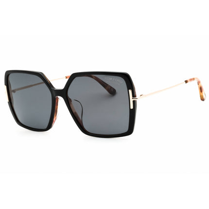 Tom Ford Unisex Sunglasses - Oversized Shape Black Full Rim Frame | FT1039-F 05D ,