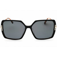 Tom Ford Unisex Sunglasses - Oversized Shape Black Full Rim Frame | FT1039-F 05D ,