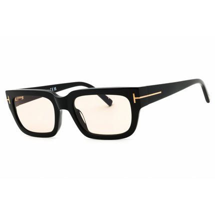 Tom Ford Unisex Sunglasses - Rectangular Shape Black Full Rim Frame | FT1075 01E ,