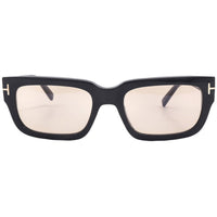 Tom Ford Unisex Sunglasses - Rectangular Shape Black Full Rim Frame | FT1075 01E ,
