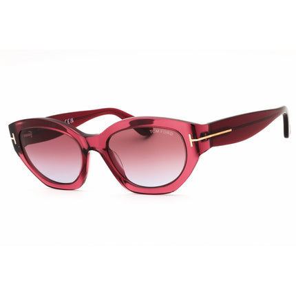 Tom Ford Unisex Sunglasses - Cat Eye Shape Pink Color Full Rim Frame | FT1086 66Y ,