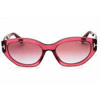 Tom Ford Unisex Sunglasses - Cat Eye Shape Pink Color Full Rim Frame | FT1086 66Y ,
