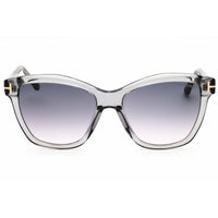 Tom Ford Unisex Sunglasses - Cat Eye Shape Grey Color Full Rim Frame | FT1087 20A ,