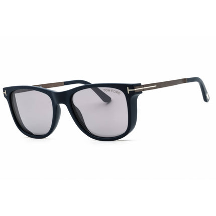 Tom Ford Unisex Sunglasses - Rectangular Shape Blue Full Rim Frame | FT1104 91C ,