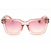 Tom Ford Unisex Sunglasses - Rectangular Shape Pink Full Rim Frame | FT1115 72Z ,