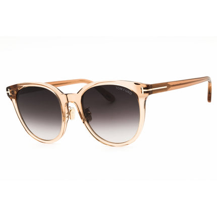 Tom Ford Unisex Sunglasses - Round Shape Light Brown Full Rim Frame | FT1133-K 45B ,