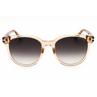 Tom Ford Unisex Sunglasses - Round Shape Light Brown Full Rim Frame | FT1133-K 45B ,