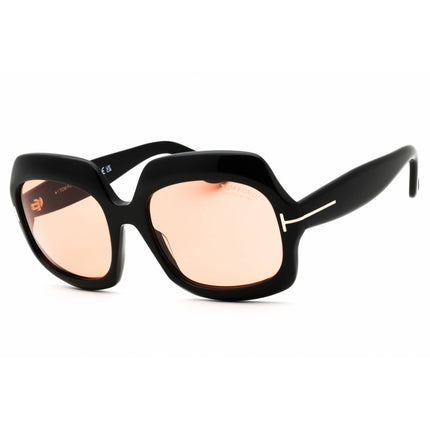 Tom Ford Unisex Sunglasses - Oversized Shape Black Full Rim Frame | FT1155 05E ,