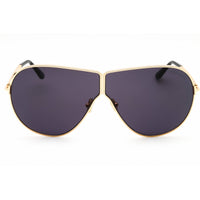 Tom Ford Unisex Sunglasses - Oversized Shape Deep Gold Full Rim Frame | FT1158 30A ,