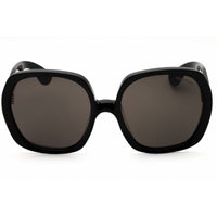 Tom Ford Unisex Sunglasses - Oversized Shape Shiny Black Full Rim Frame | FT1221 01A ,