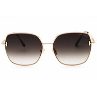 Tom Ford Unisex Sunglasses - Rectangular Shape Gold Full Rim Frame | FT1250-K 33B ,