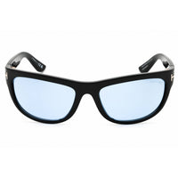 Tom Ford Unisex Sunglasses - Oval Shape Shiny Black Full Rim Frame | FT1363 01V ,