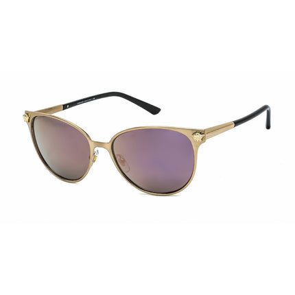 Versace Unisex Sunglasses - Cat Eye Shape Pink Gold Full Rim Frame | 0VE2168 14095R ,