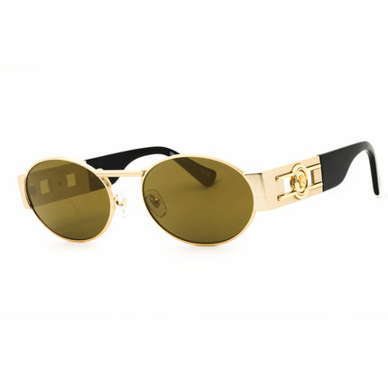 Versace Unisex Sunglasses - Oval Shape Gold Color Full Rim Frame | 0VE2264 10025A ,