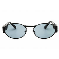Versace Unisex Sunglasses - Oval Shape Matte Black Full Rim Frame | 0VE2264 1261-1 ,