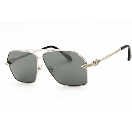 Versace Unisex Sunglasses - Rectangular Shape Full Rim Frame | 0VE2284 10006G ,