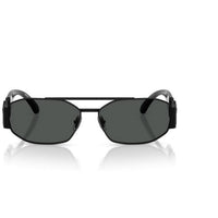 Versace Unisex Sunglasses - Oval Shape Matte Black Full Rim Frame | 0VE2287 126187 ,