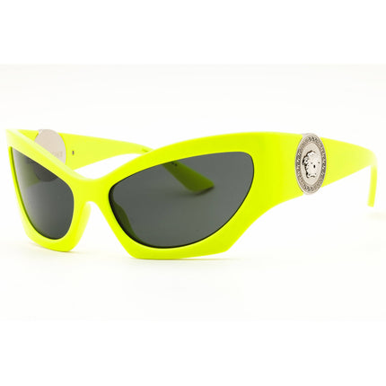 Versace Unisex Sunglasses - Cat Eye Shape Yellow Full Rim Frame | 0VE4450 541887 ,