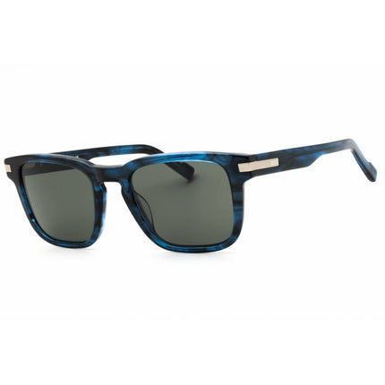 Zeiss Unisex Sunglasses - Rectangular Shape Blue Horn Full Rim Frame | ZS22519S 462 ,