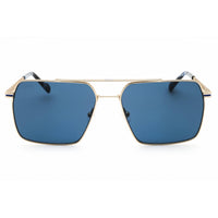 Zeiss Unisex Sunglasses - Rectangular Shape Satin Gold Full Rim Frame | ZS24152S 717 ,