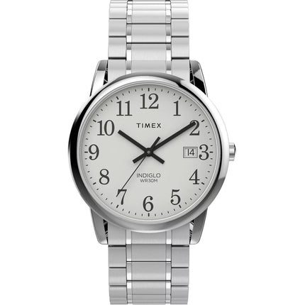 Timex Men's Watch - Easy Reader Quartz Silver Stainless Steel Bracelet | TW2W52900JT ,