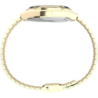 Timex Men's Watch - Q Timex Quartz Black Dial Yellow Gold Bracelet | TW2W62500VQ ,