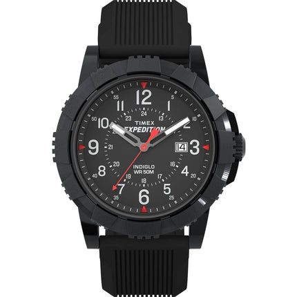 Timex Men's Watch - Expedition North Quartz Black Dial Silicone Strap | TW4B32000VQ ,
