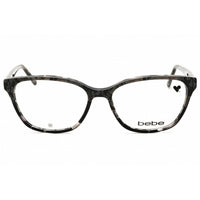Bebe Women's Eyeglasses - Jet Lace Acetate Rectangular Full Rim Frame | BB5220 001 ,