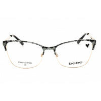 Bebe Women's Eyeglasses - Jet Lace Metal Cat Eye Shape Full Rim Frame | BB5221 001 ,