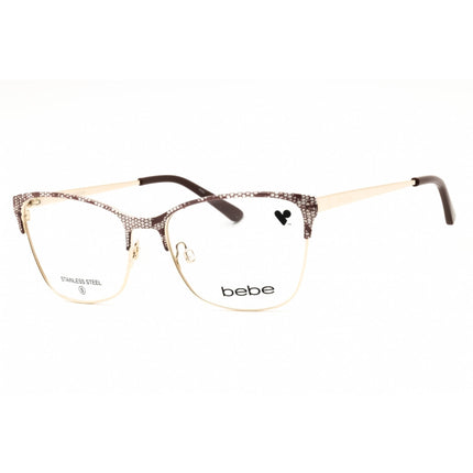 Bebe Women's Eyeglasses - Topaz Lace Metal Cat Eye Shape Full Rim Frame | BB5221 200 ,