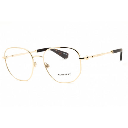Burberry Women's Eyeglasses - Light Gold Metal Round Full Rim Frame | 0BE1385 1109 ,