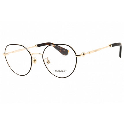 Burberry Men's Eyeglasses - Light Gold Metal Round Full Rim Frame | 0BE1388D 1109 ,
